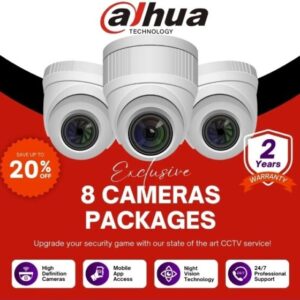 Dahua 8 Camera Package - HD CCTV Surveillance System