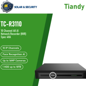 Tiandy TC-R3110 4HA 10 Channel 4K AI NVR