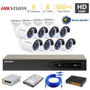 HIKVISION 8 Full HD IP Camera Package